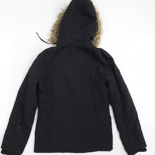 David Barry  Womens Black   Parka Coat Size 10