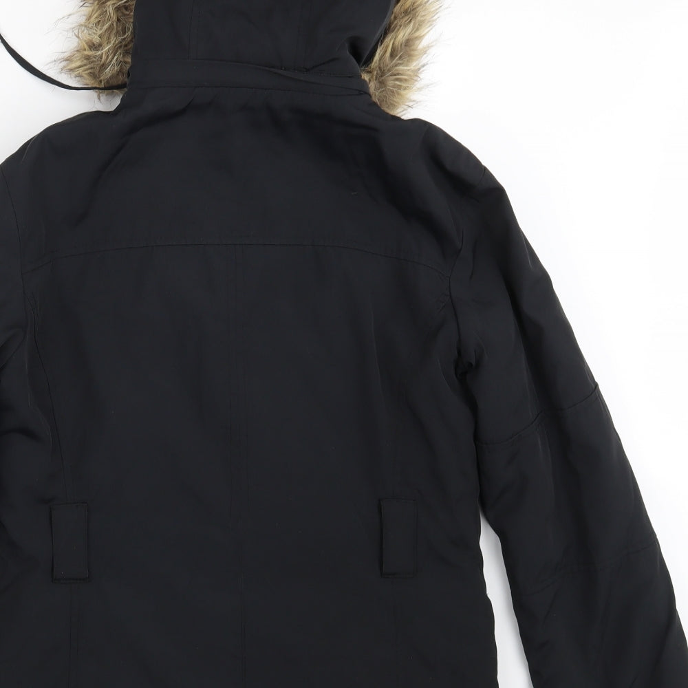 David Barry  Womens Black   Parka Coat Size 10