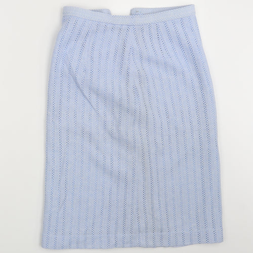 Preworn Womens Blue   Straight & Pencil Skirt One Size