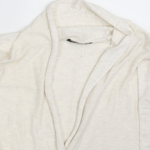 Zara Womens White   Cardigan Jumper Size S