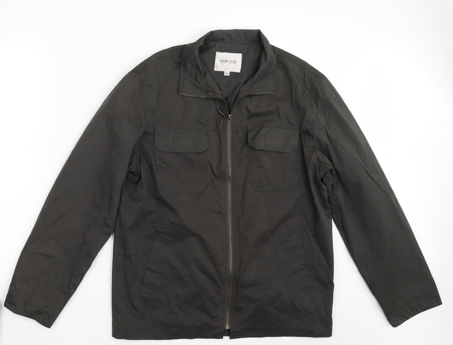 Hibive Mens Grey   Jacket Coat Size L