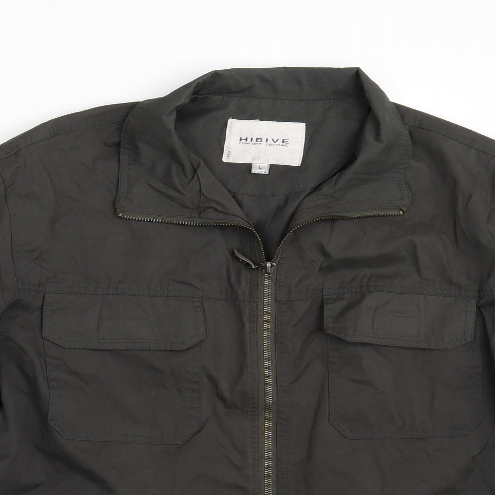 Hibive Mens Grey   Jacket Coat Size L