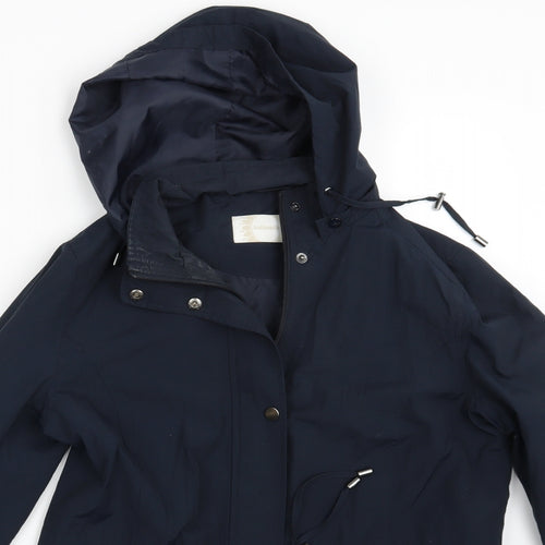 BHS Womens Blue   Rain Coat Coat Size 14