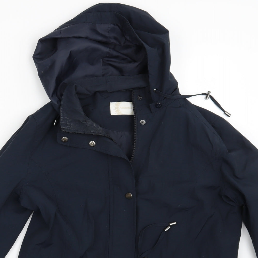 BHS Womens Blue   Rain Coat Coat Size 14