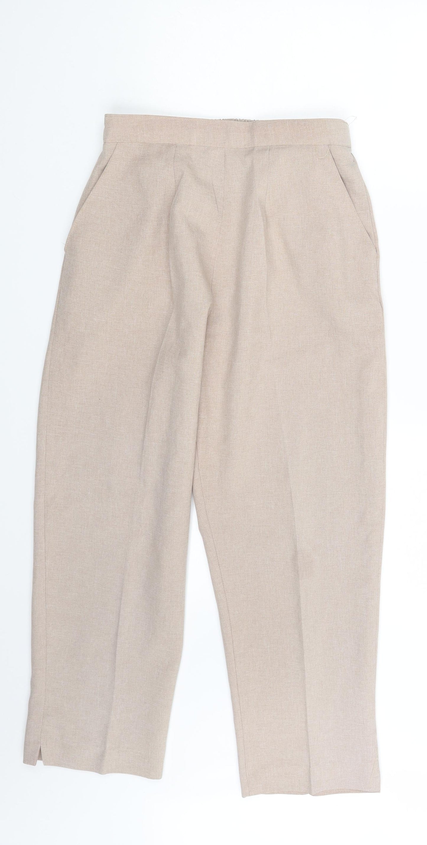 Preworn Womens Beige   Chino Trousers Size 12 L23 in