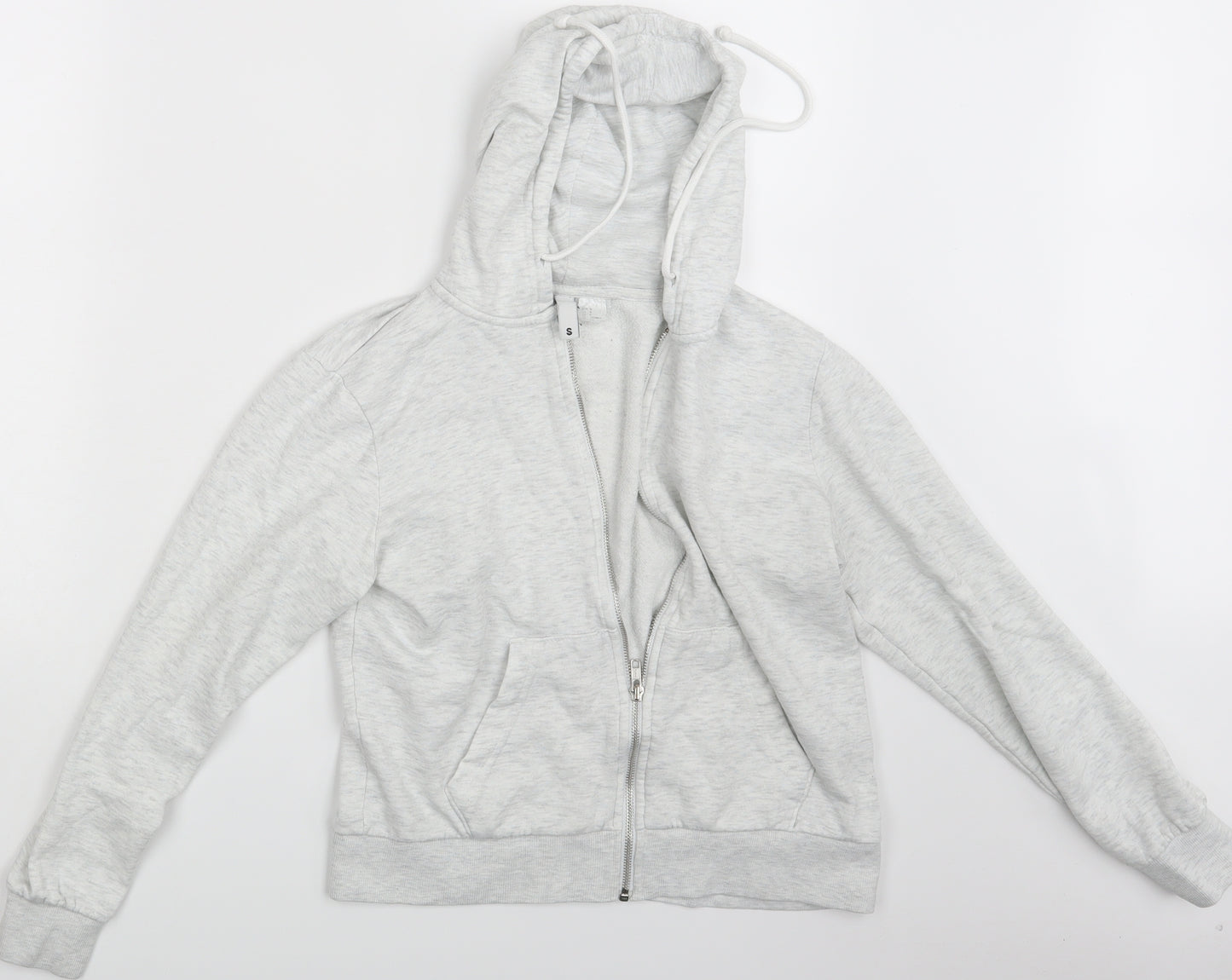Divided Mens White   Full Zip Hoodie Size S
