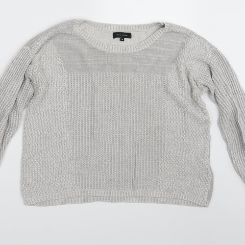 New Look Womens Grey   Pullover Jumper Size 10