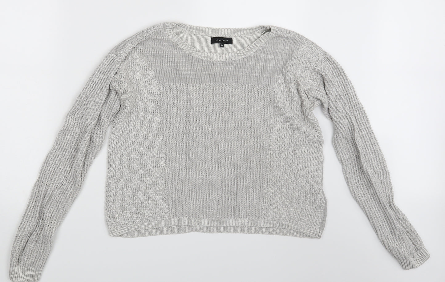New Look Womens Grey   Pullover Jumper Size 10