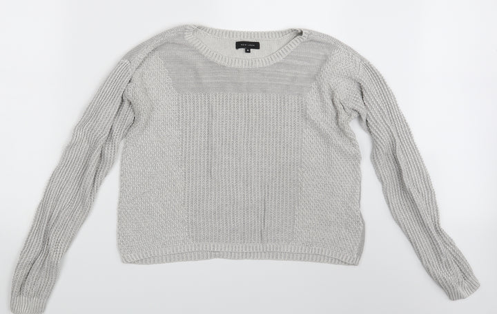 New Look Womens Grey   Pullover Jumper Size 10