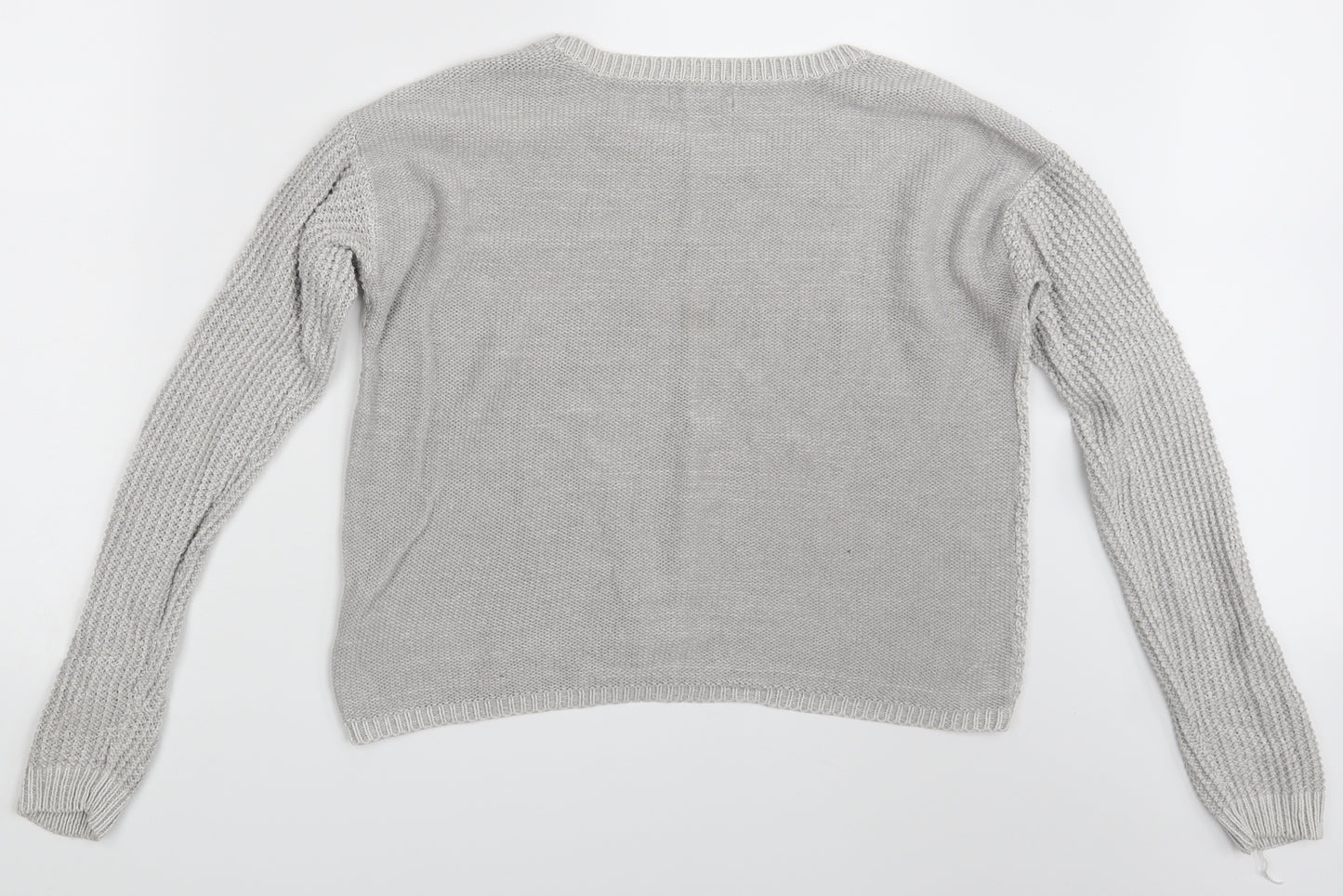 New Look Womens Grey   Pullover Jumper Size 10