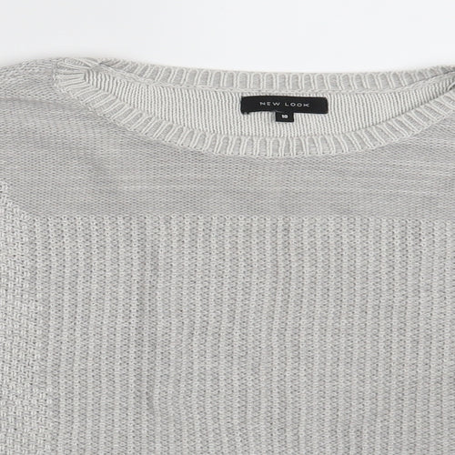 New Look Womens Grey   Pullover Jumper Size 10