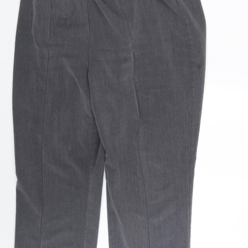 Bm Collection Womens Grey   Dress Pants Trousers Size 18 L23 in