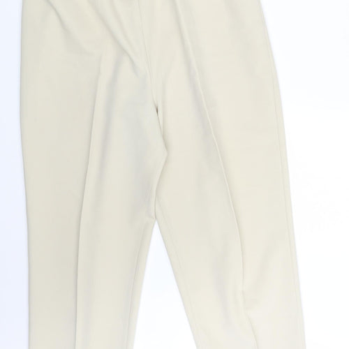 Preworn Womens Ivory   Chino Trousers Size 18 L25 in
