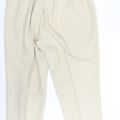 Preworn Womens Ivory   Chino Trousers Size 18 L25 in