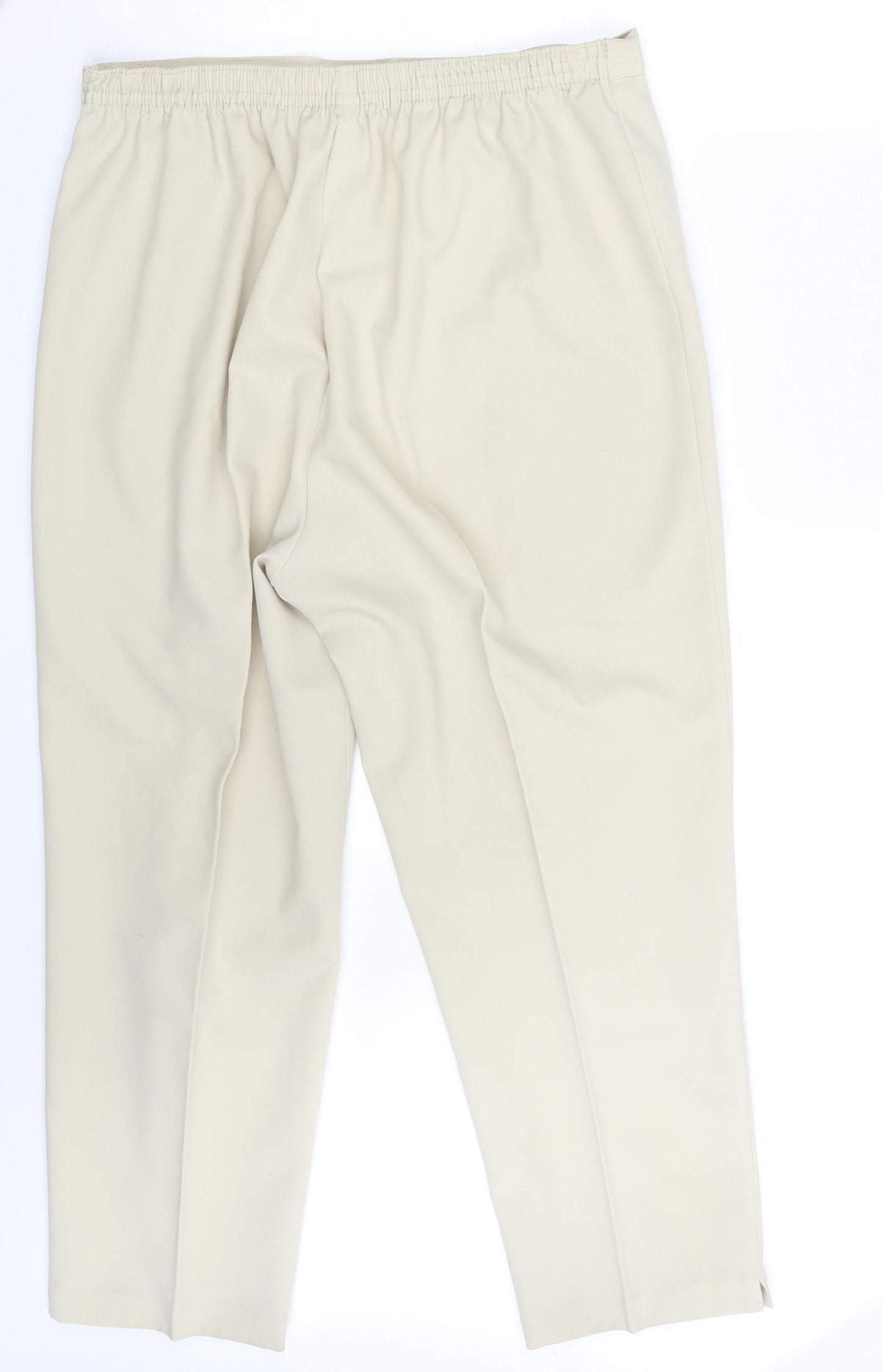Preworn Womens Ivory   Chino Trousers Size 18 L25 in