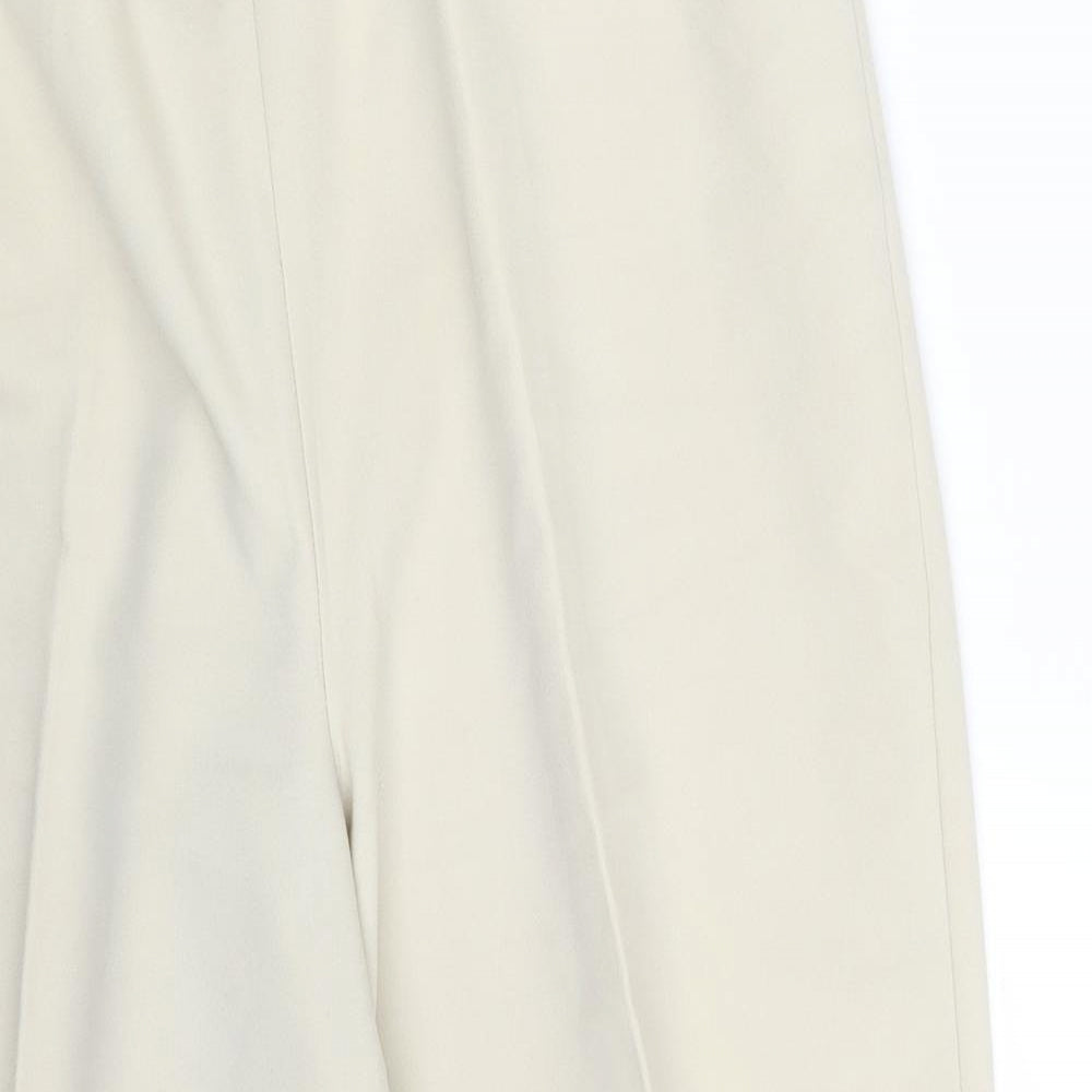 Preworn Womens Ivory   Chino Trousers Size 18 L25 in