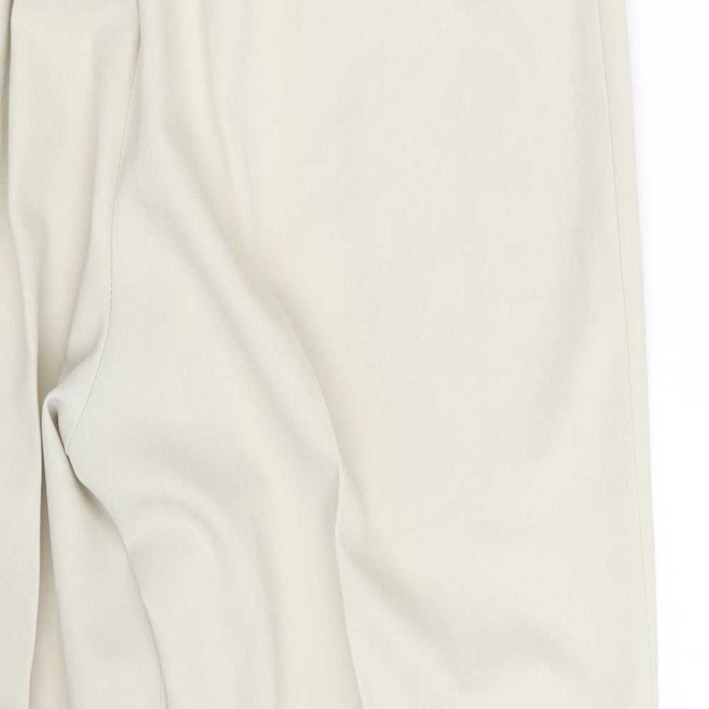 Preworn Womens Ivory   Chino Trousers Size 18 L25 in
