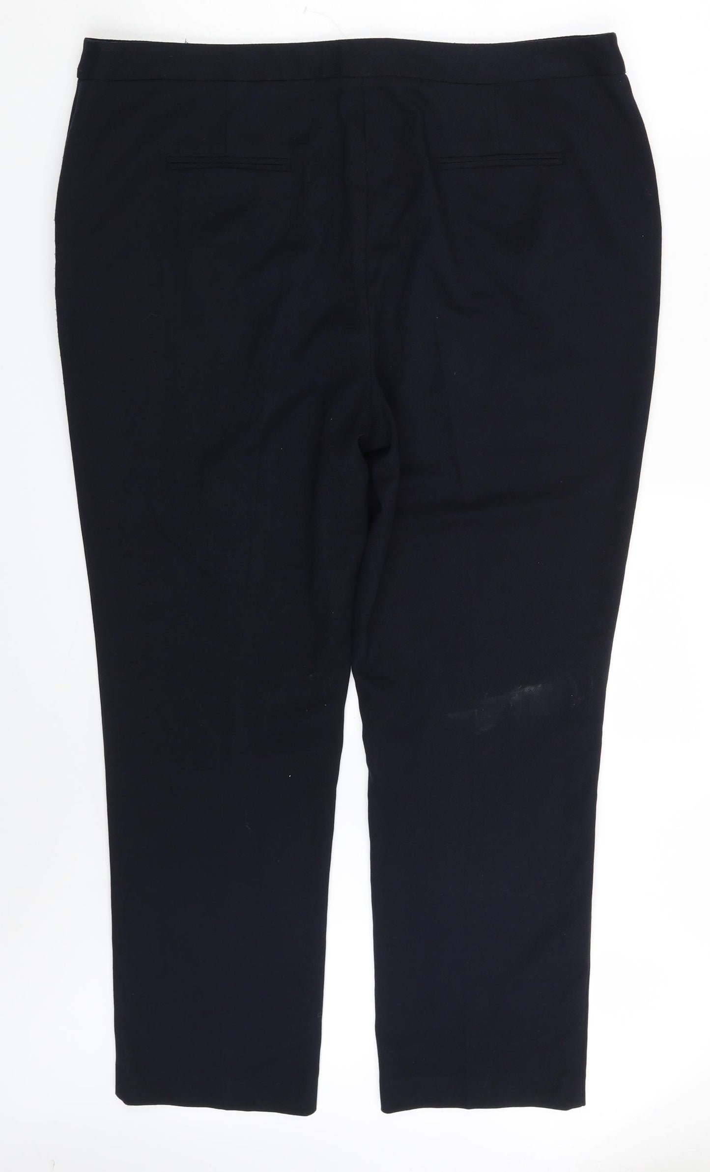 Papaya Womens Blue   Chino Trousers Size 20 L28 in