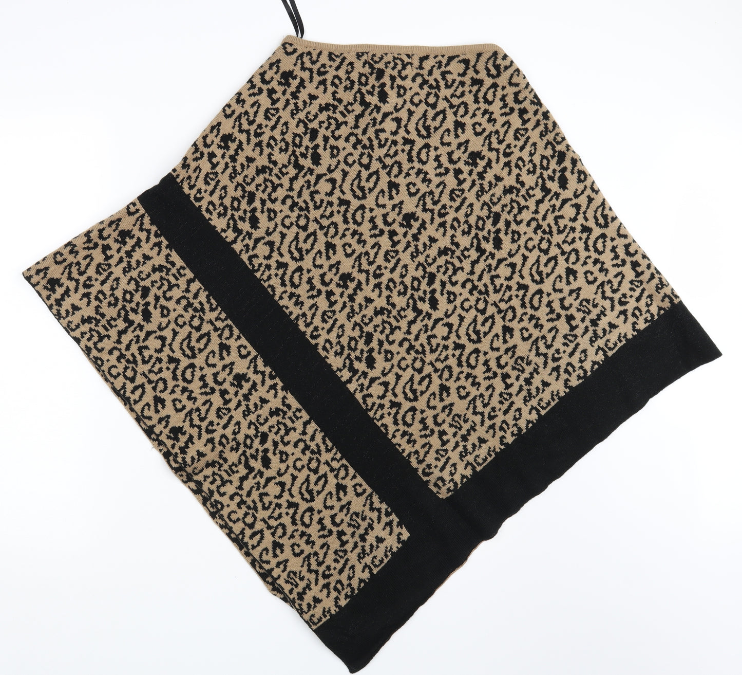 NEXT Womens Brown Animal Print  Jacket Poncho Size S  - SIZE- S/M