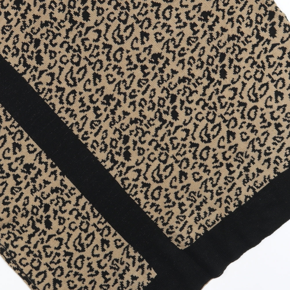 NEXT Womens Brown Animal Print  Jacket Poncho Size S  - SIZE- S/M