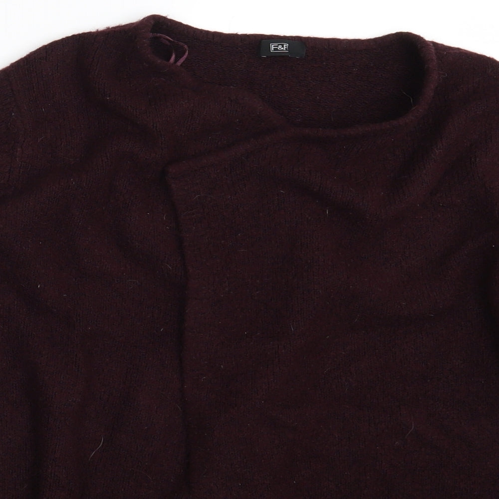 F&F Womens Purple   Cardigan Jumper Size 14