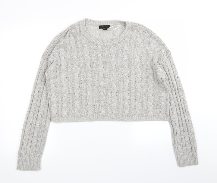 New Look Womens Grey   Pullover Jumper Size M