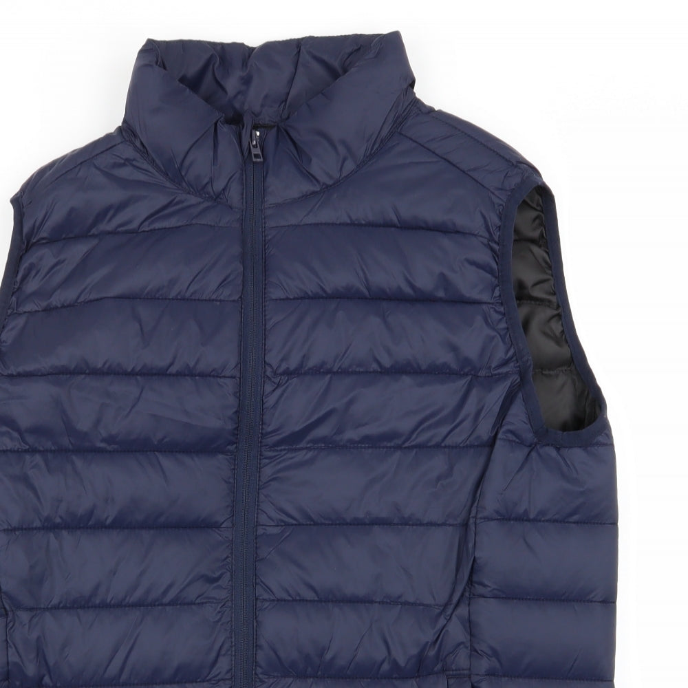 Primark Mens Blue   Gilet Coat Size M