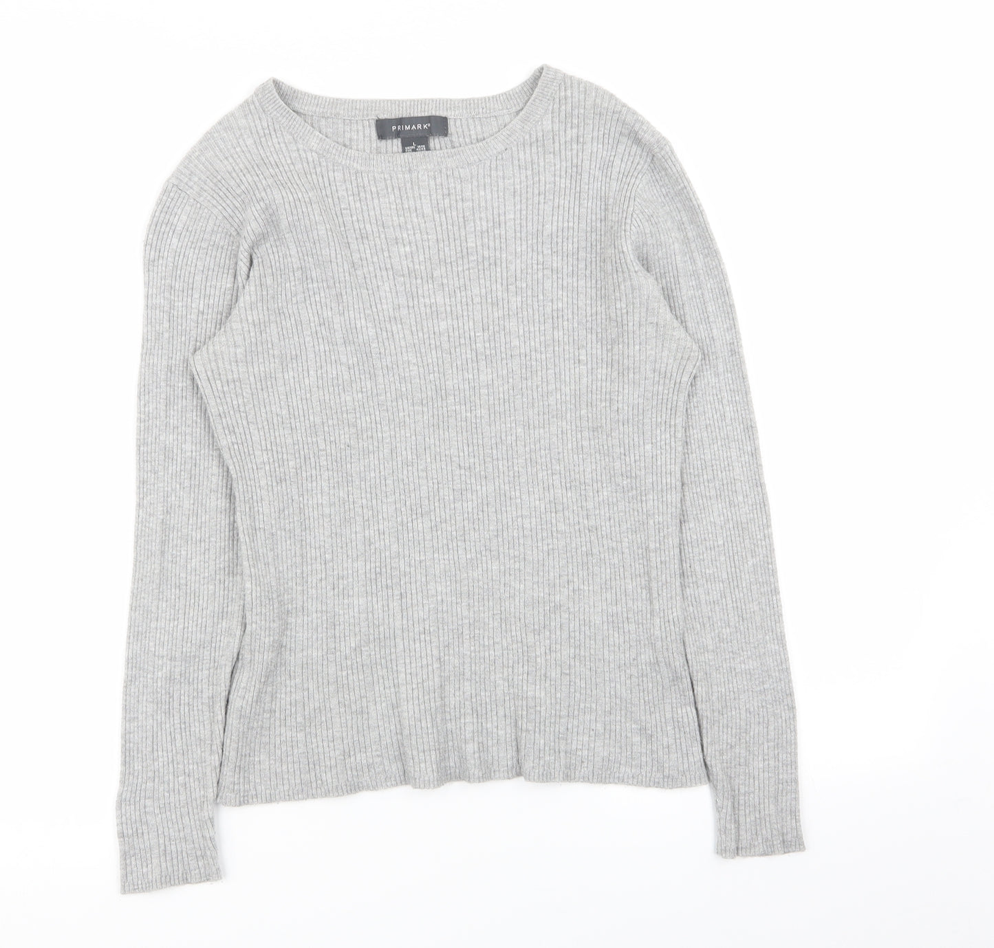 Primark Womens Grey   Basic T-Shirt Size 14