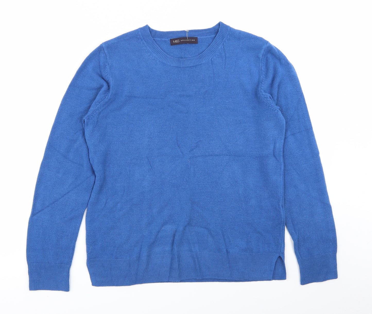M&S Womens Blue   Pullover Jumper Size 12