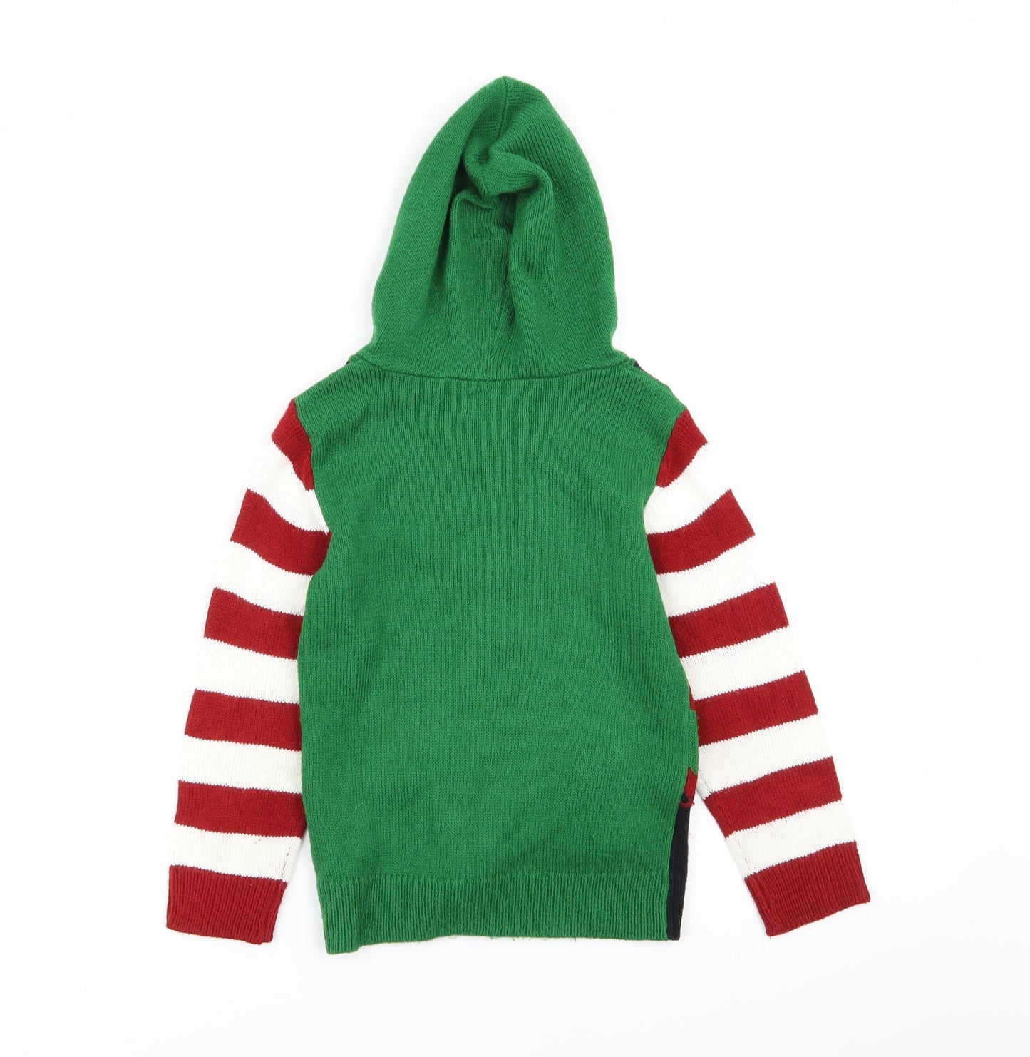 NEXT Boys Multicoloured Striped  Pullover Jumper Size 4 Years  - elf
