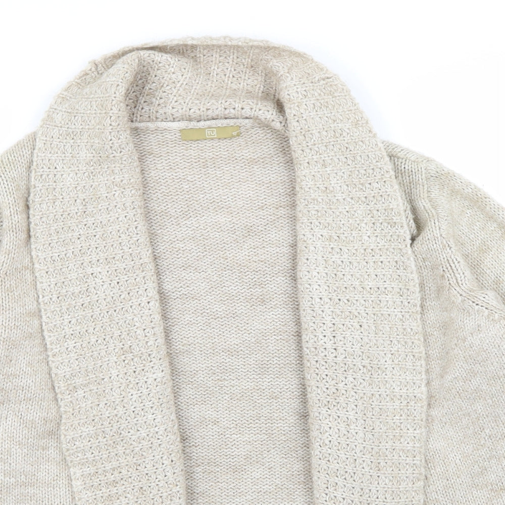 TU Womens Beige   Cardigan Jumper Size 12