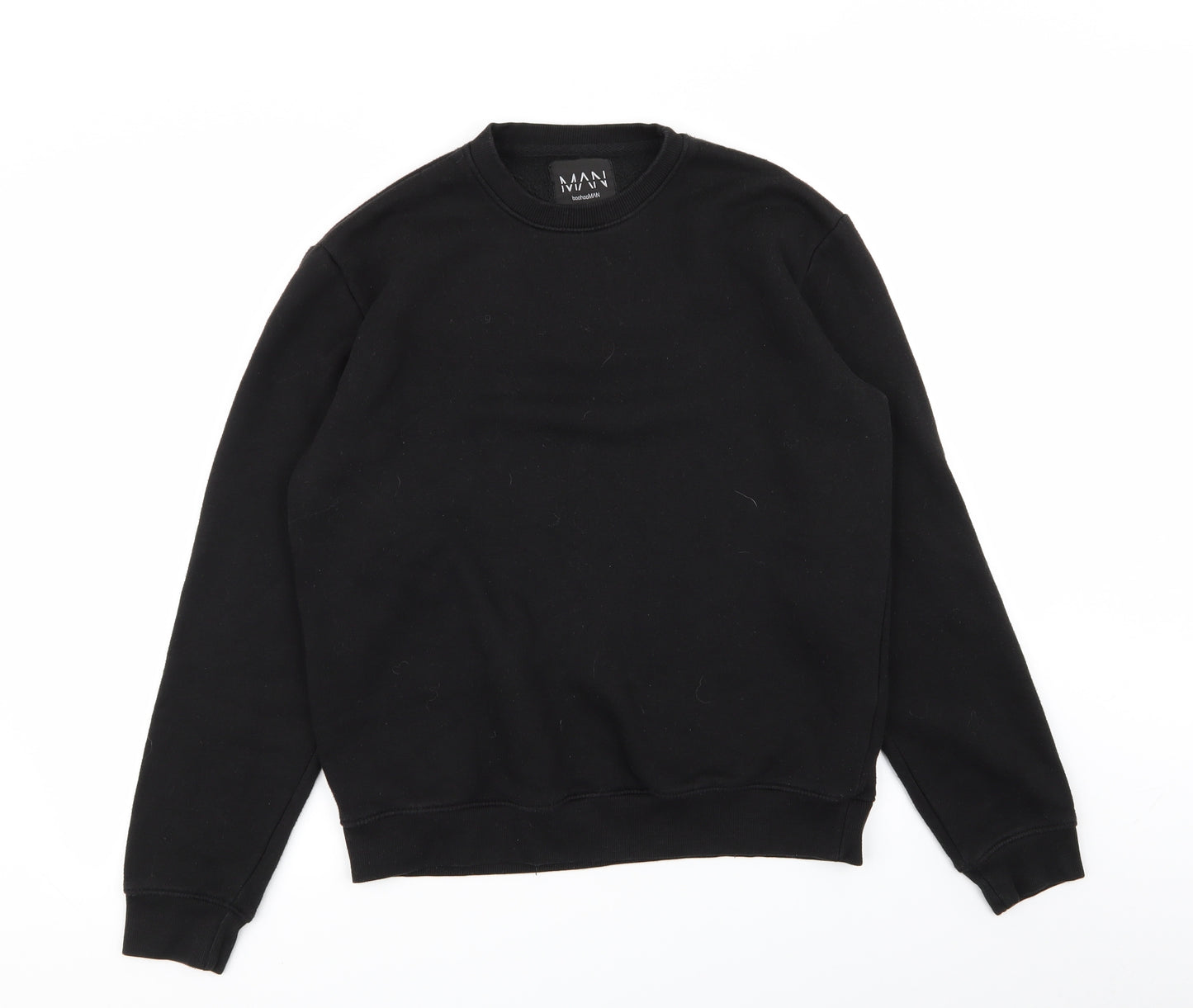 boohoo man Mens Black   Pullover Jumper Size M