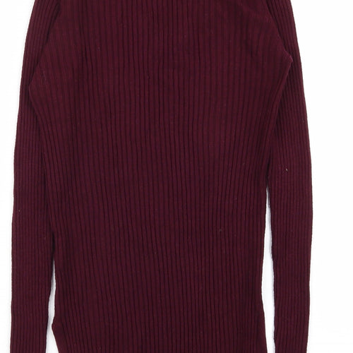 Papaya Womens Purple   Basic T-Shirt Size 10