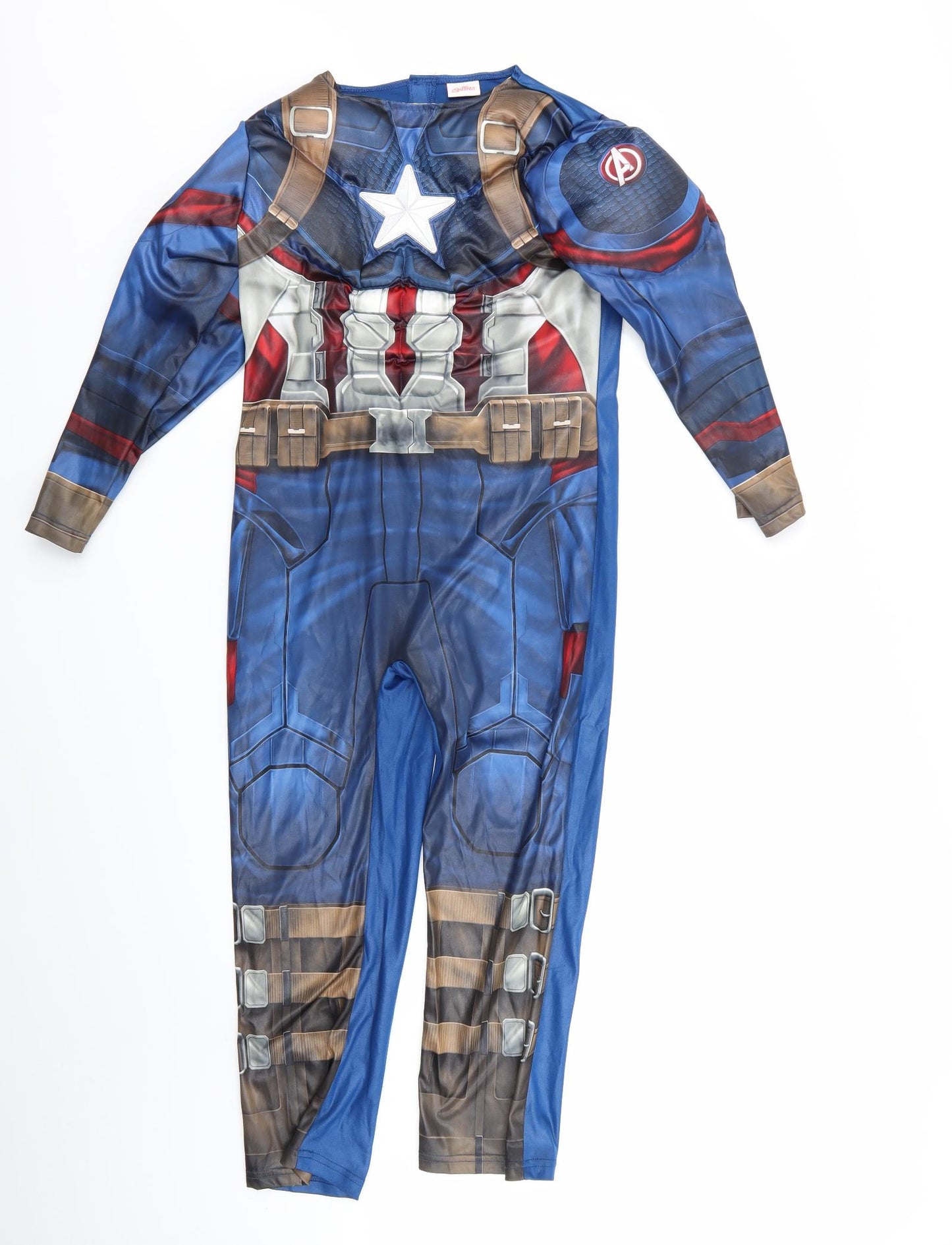 avengers Boys Multicoloured Geometric  Pullover Jumper Size 8-9 Years  - all in one