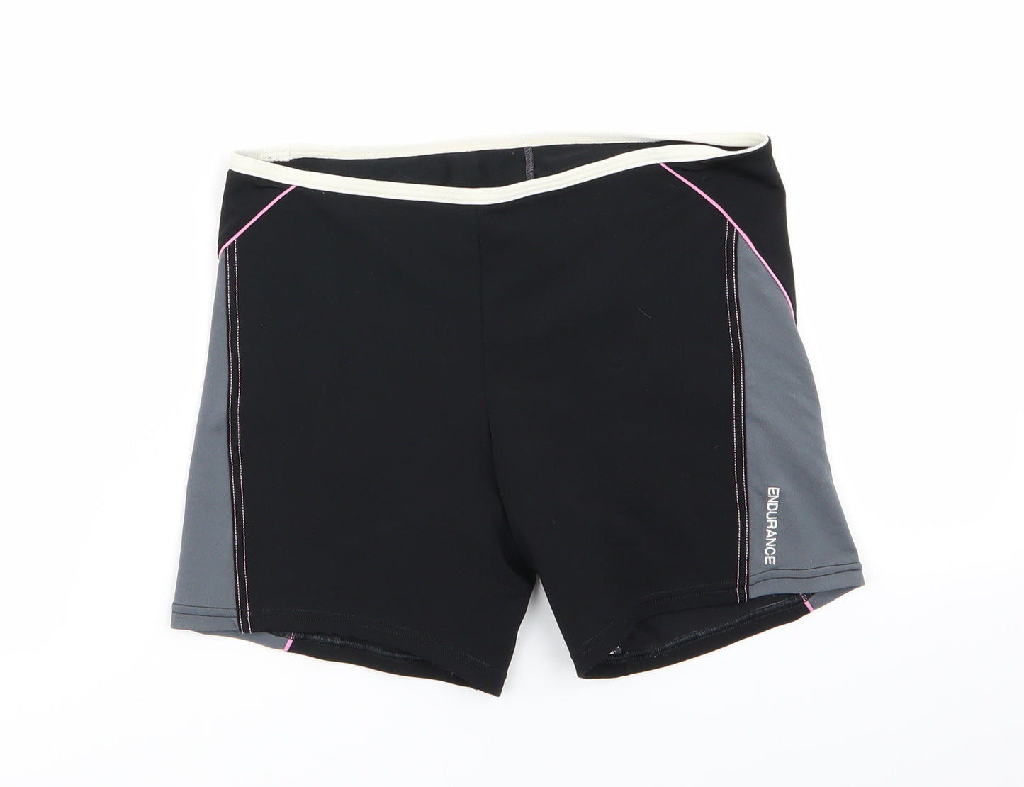 Speedo Womens Black   Hot Pants Shorts Size 10 - stretch waistband