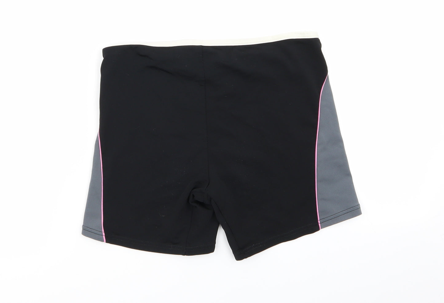 Speedo Womens Black   Hot Pants Shorts Size 10 - stretch waistband