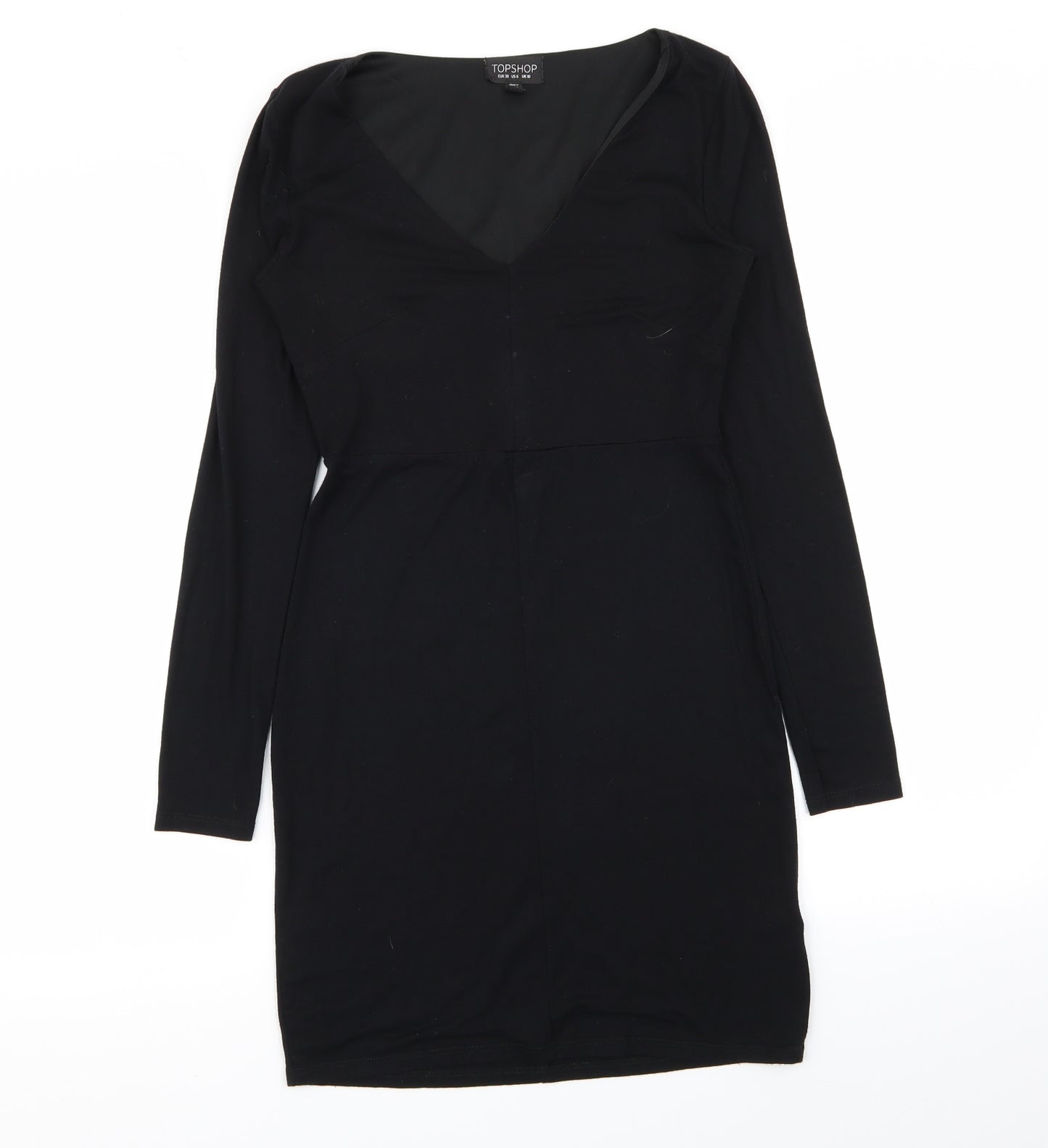 Topshop Womens Black   A-Line  Size 10