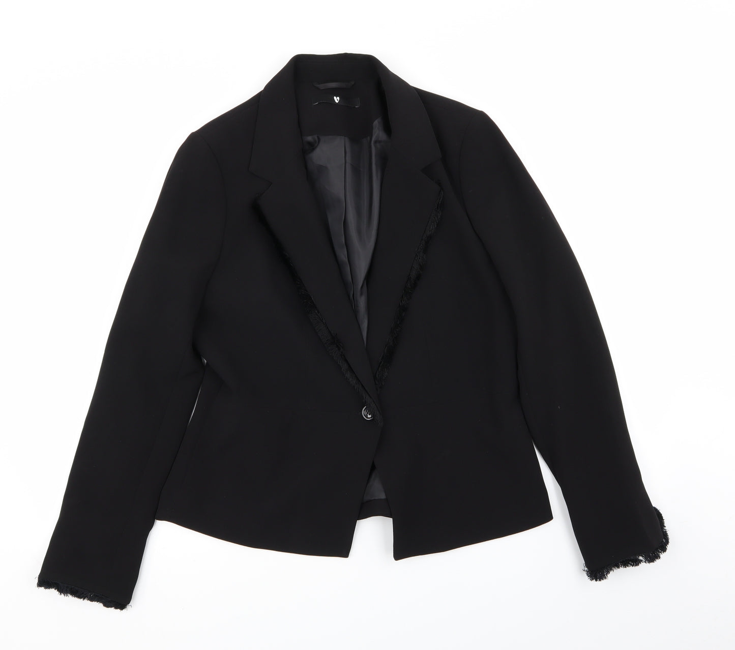 by very Womens Black   Jacket Blazer Size 14