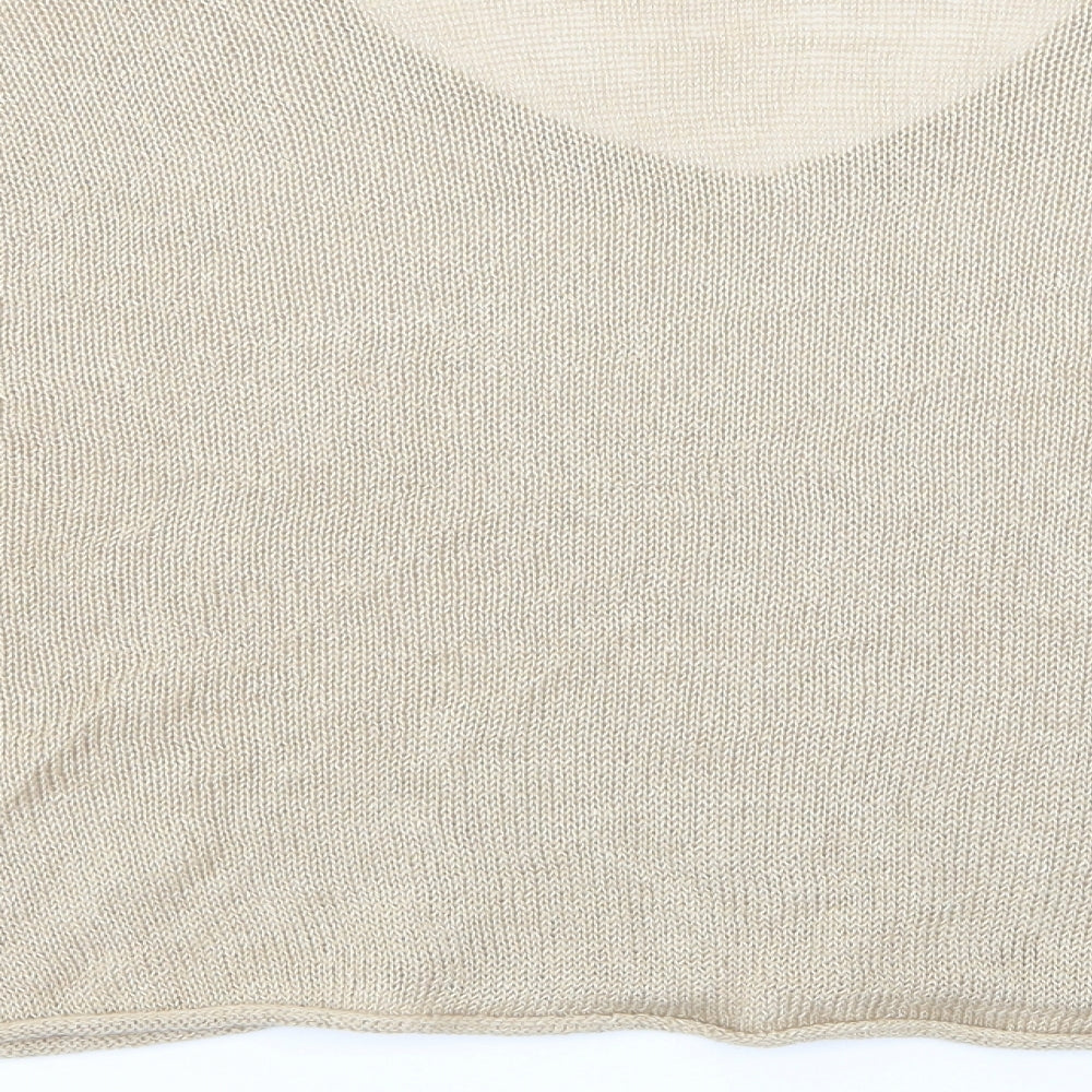 H&M Womens Beige   Pullover Jumper Size M