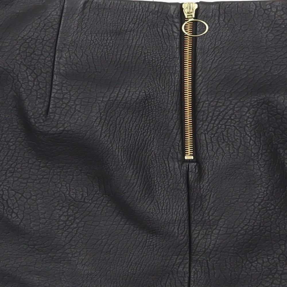 Topshop Womens Black   Mini Skirt Size 6