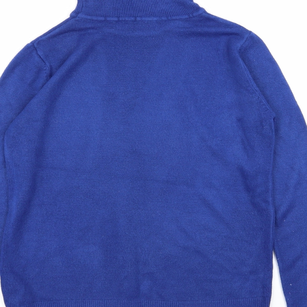 M&S Womens Blue   Pullover Jumper Size 10