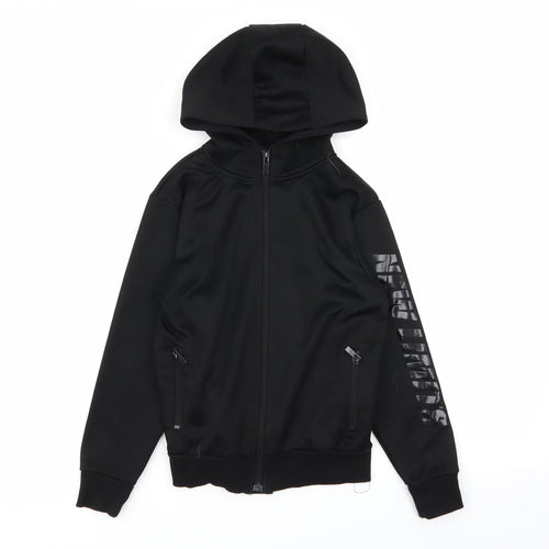 outlaws Boys Black   Full Zip Jumper Size 7-8 Years