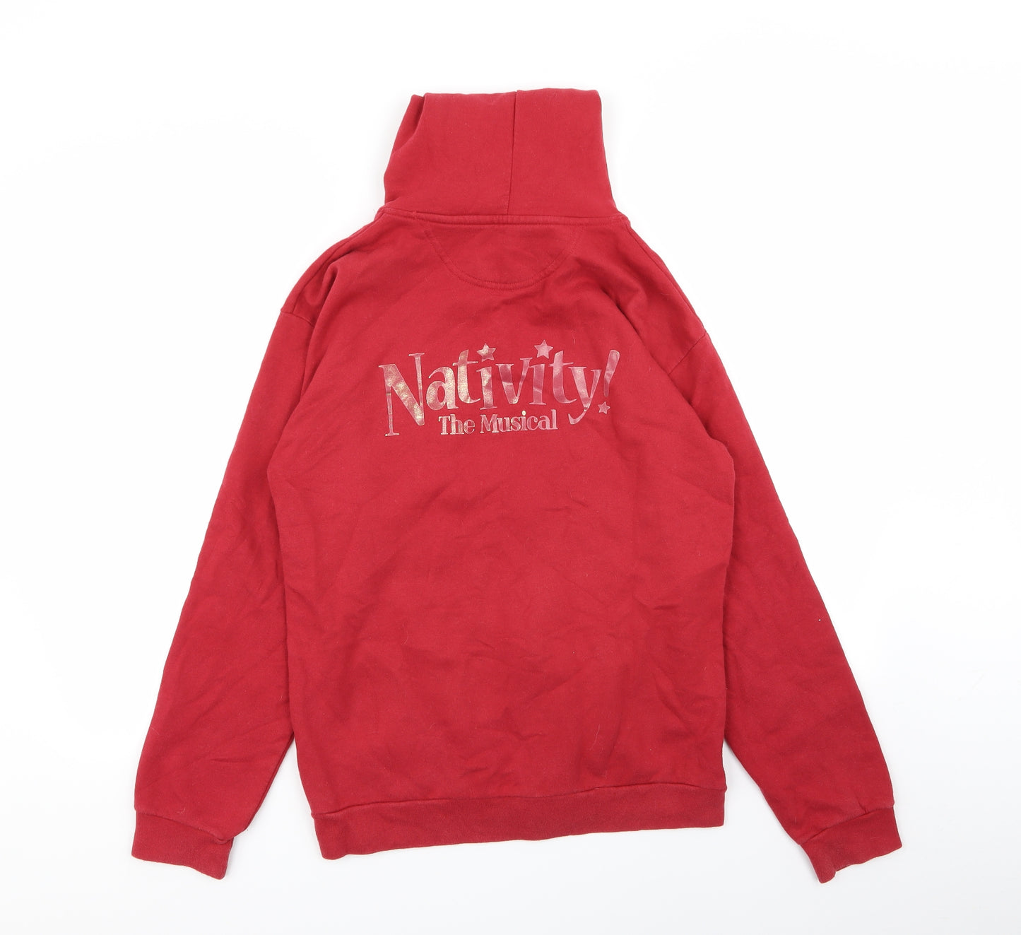 Anvil Womens Red   Full Zip Jumper Size S  - nativity