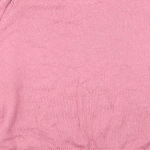 M&S Mens Pink   Pullover Jumper Size L