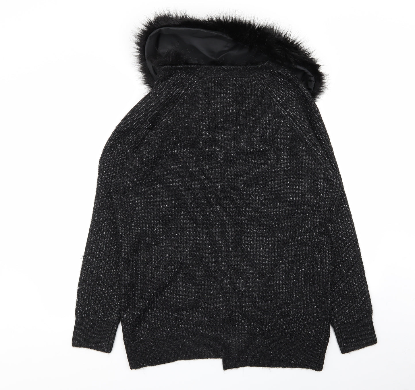Primark Womens Black   Cardigan Jumper Size 12