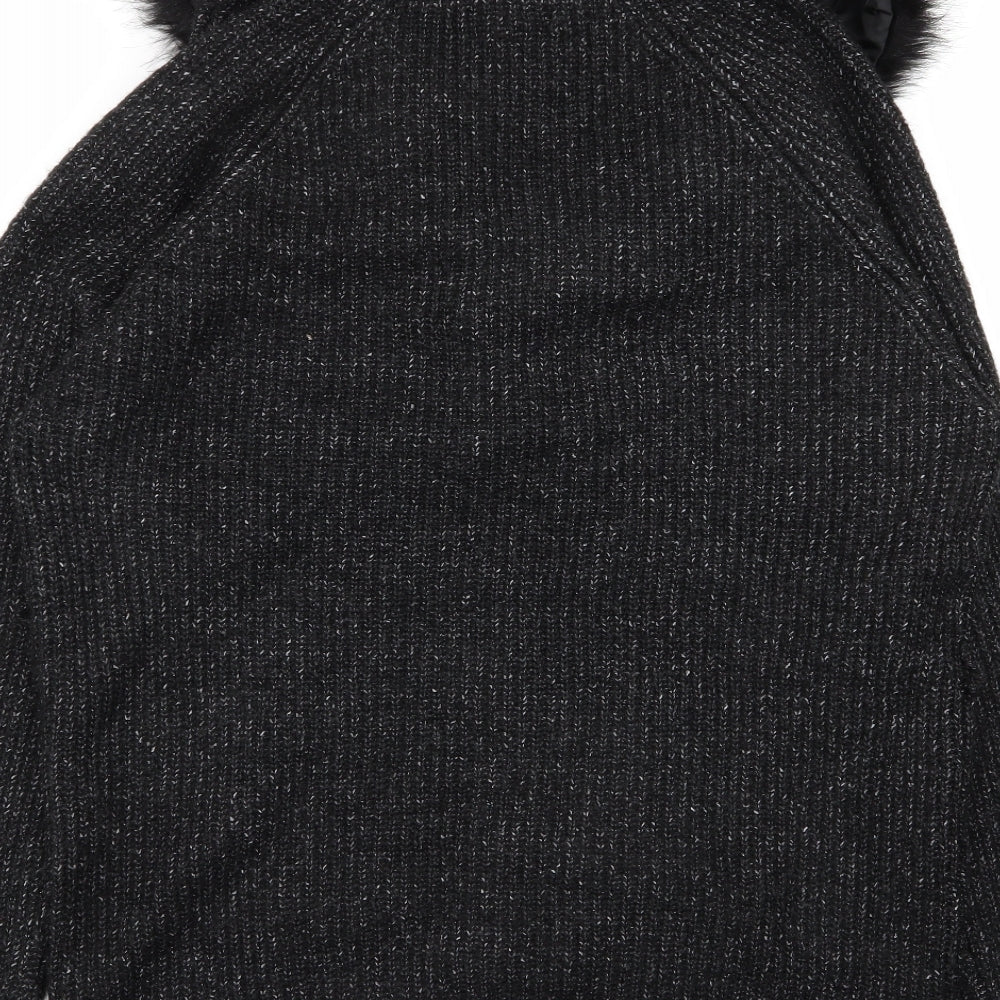 Primark Womens Black   Cardigan Jumper Size 12