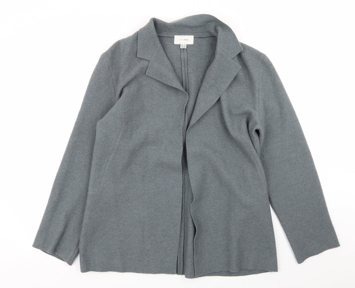 anne storey Womens Grey Overcoat Coat Size 16