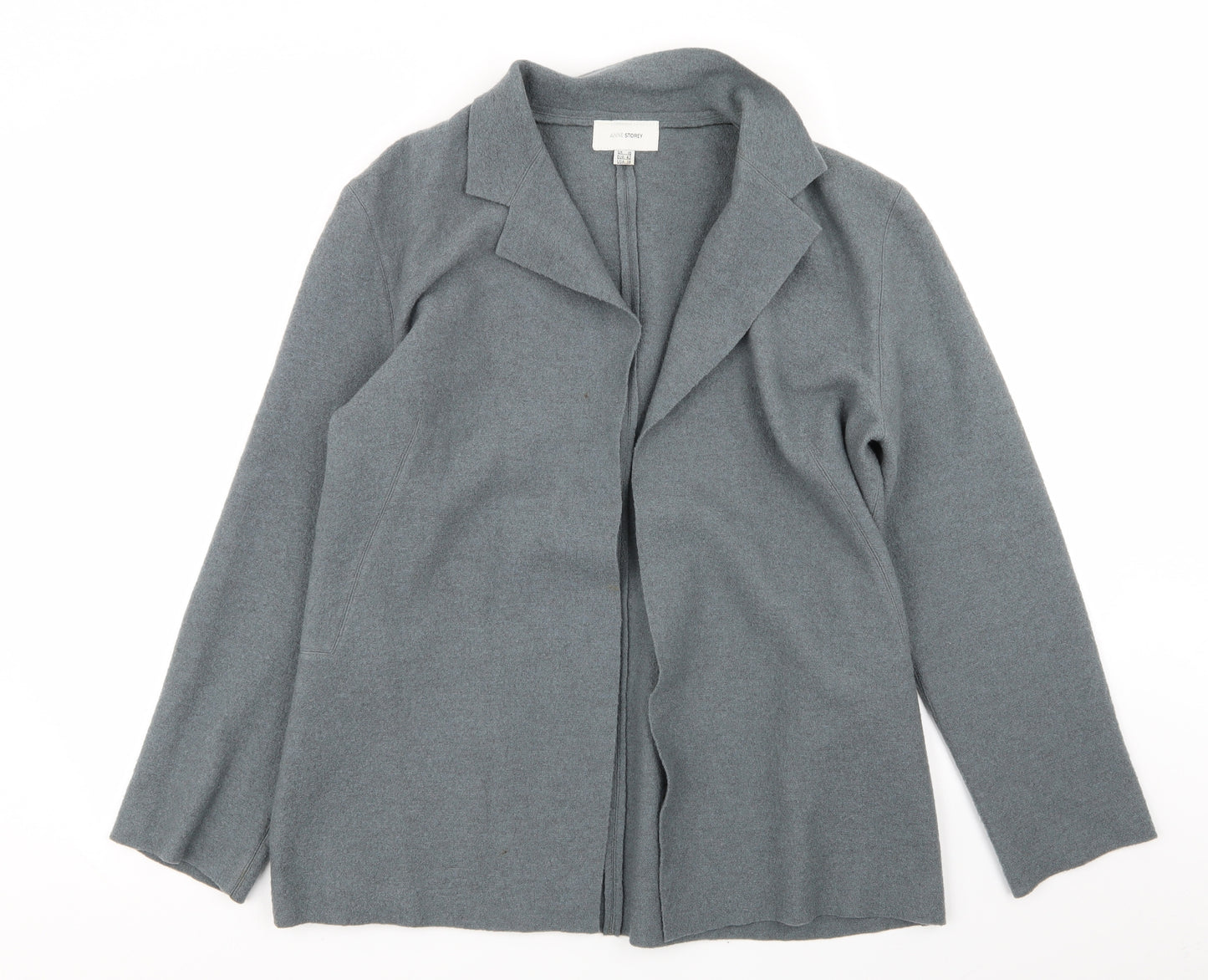 anne storey Womens Grey   Overcoat Coat Size 16