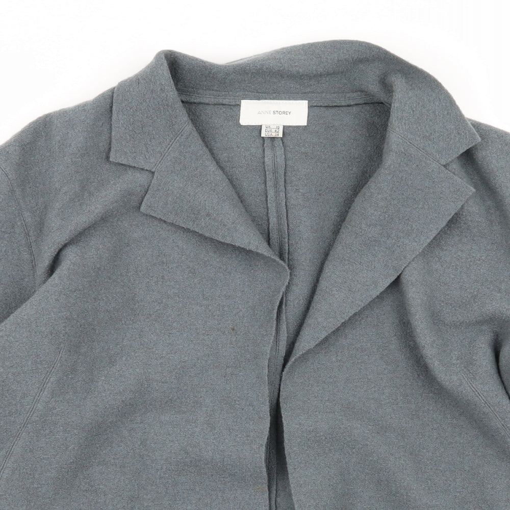 anne storey Womens Grey   Overcoat Coat Size 16