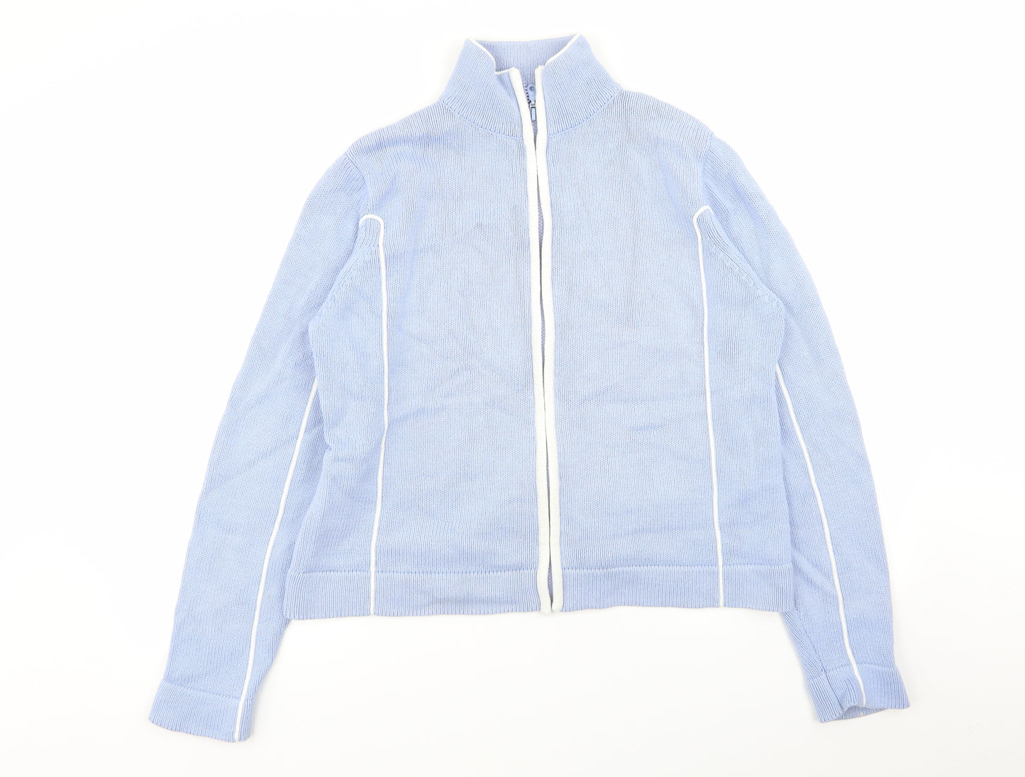 Primark Womens Blue   Full Zip Jumper Size 18